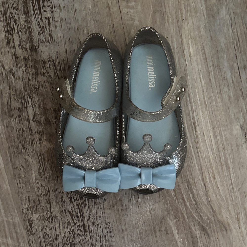 Mini Melissa Ultragirl Princess Glitter Shoes